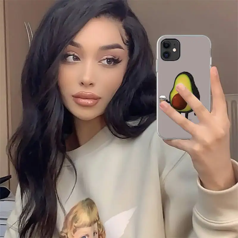 

Cartoon Fruit Avocado lovely Phone Case For iphone 12 mini 5 5s 5c se 6 6s 7 8 plus x xs xr 11 pro max