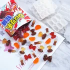 Силиконовые формы сделай сам для украшений из уф смолы, медведь, сахар, милая оранжевая форма в форме бутылки, ювелирные изделия