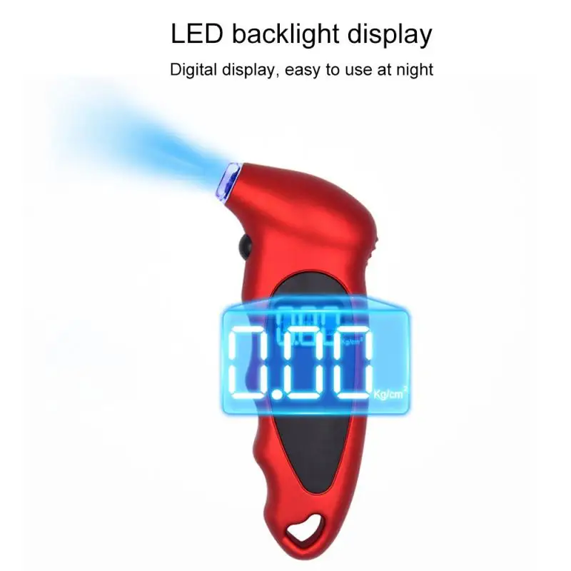 

Система контроля давления в шинах, цифровой манометр 150 PSI для грузовиков, мотоциклов, автомобилей, велосипедов с ЖК-дисплеем и подсветкой