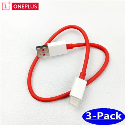 3 pack Oneplus 6 Dash Usb кабель для передачи данных 3,1 Тип C зарядный кабель для мобильного телефона Oneplus 6 6T 5 5T3 3T, 5V 4A Быстрый 35 см заряда Мощность кабель для передачи данных - Цвет: 3 pack