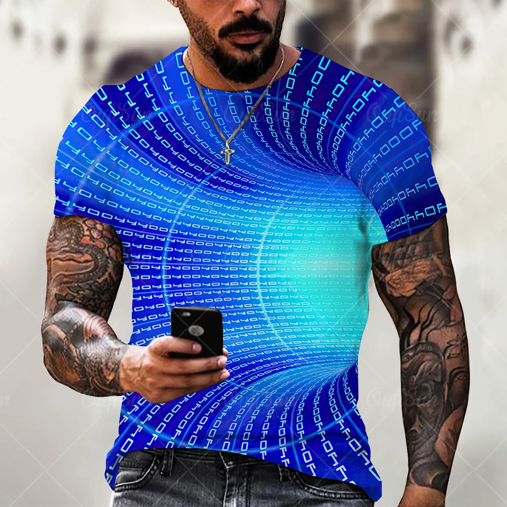 

Футболка мужская оверсайз с коротким рукавом и круглым вырезом, размеры до 6XL