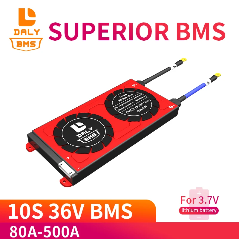 Плата защиты баланса литий ионных аккумуляторов Daly BMS 10s 36 В 80 А 3 7 а плата