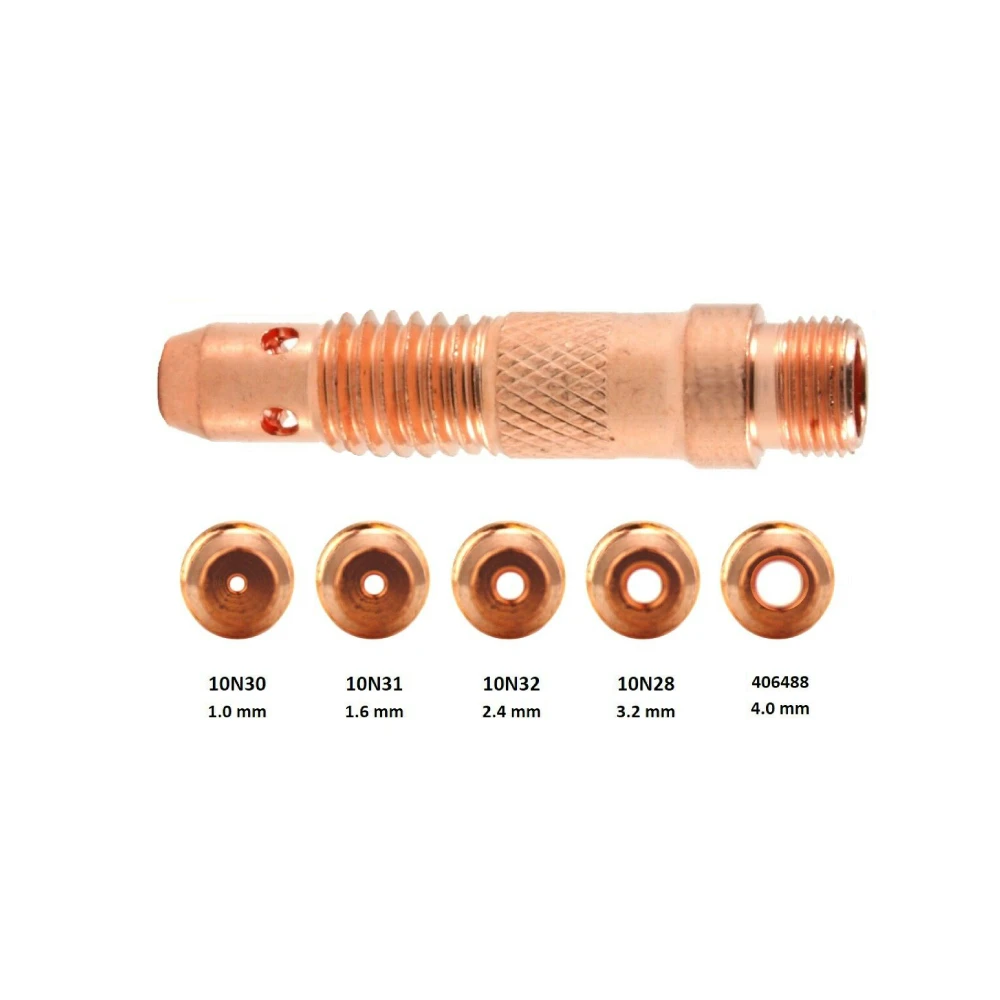 Ассорти цанга корпус газовой линзы Для сварофонарь TIG 17/18/26 | Инструменты