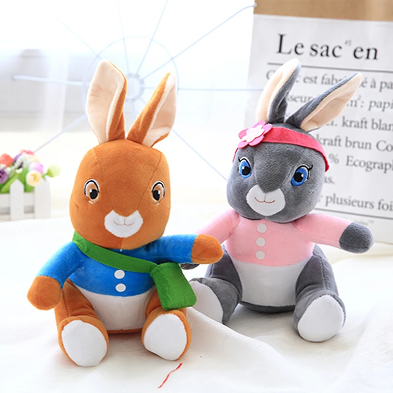 ZGY плюшевые игрушки кролика 25/40/50 см мягкие Питера из мультфильма bing Peter peluche Kawaii