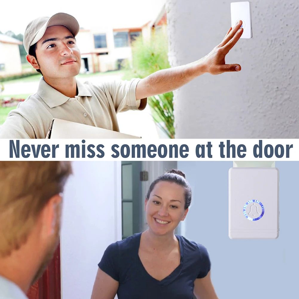 Новый смарт беспроводной дверной звонок Добро пожаловать смарт-куранты