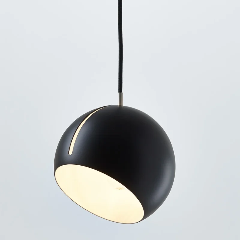 Nordic bedside chandelier creative personality ball single head bedroom restaurant bar desk lamp