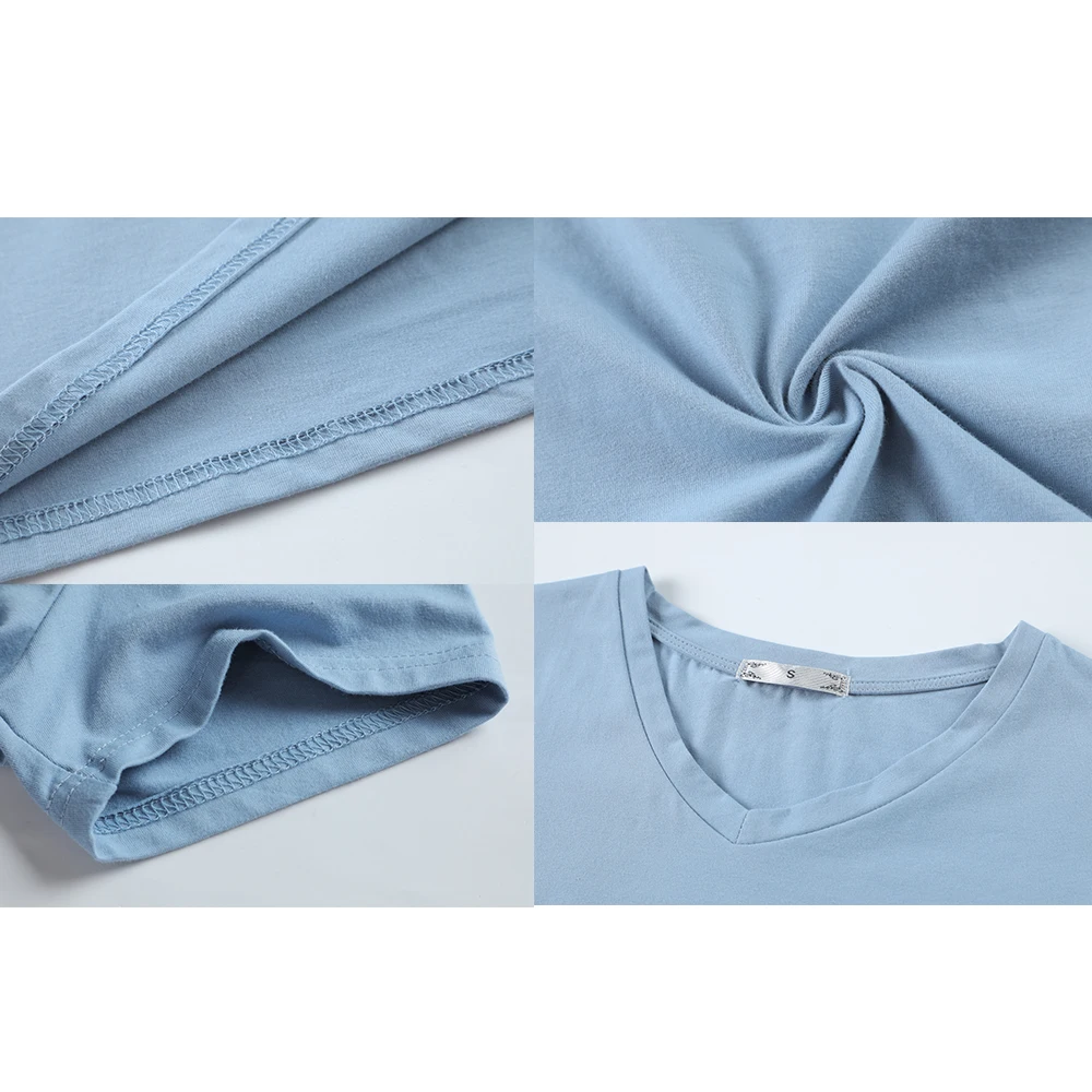 

Harajuku Kawaii Ulzzang Women V-Neck Tshirt Aesthetic Short Sleeve Top Solid Fit Cotton Tee for Ladies Kpop Cat Graphic T Shirt