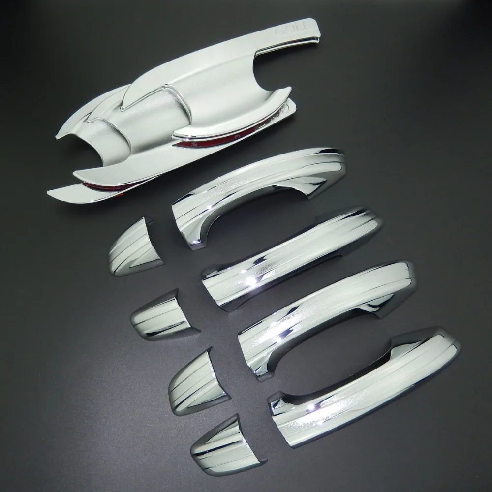 Для Фольксваген Гольф 7 MK7 2012 2016 ABS Хром Стайлинг Дверная ручка Крышка отделка и