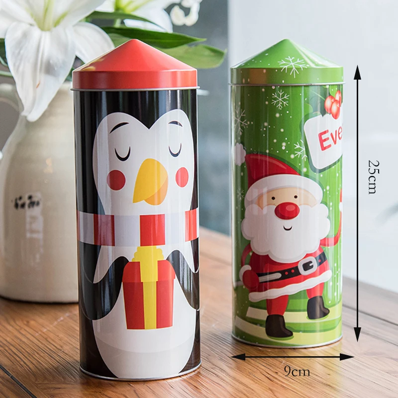 Рождественские креативные подарочные коробки конфетный пакет чехол Санта Клаус
