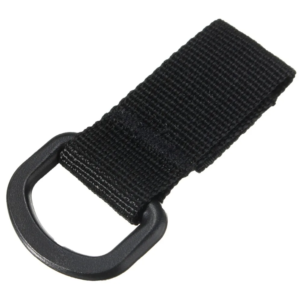 

Outdoor Muti Tool Keychain EDC Molle Webbing Buckle Strap Belt Clip Carabiner Tactical Backpack Hiking Accessories Key Holder