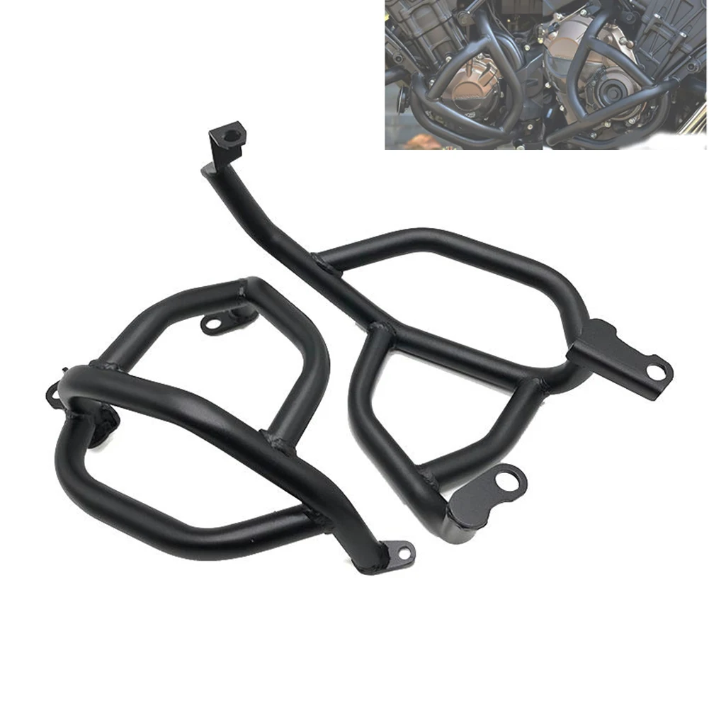 Мотоцикл шоссе защита двигателя Краш бар Рамка протектор бампер черный железный
