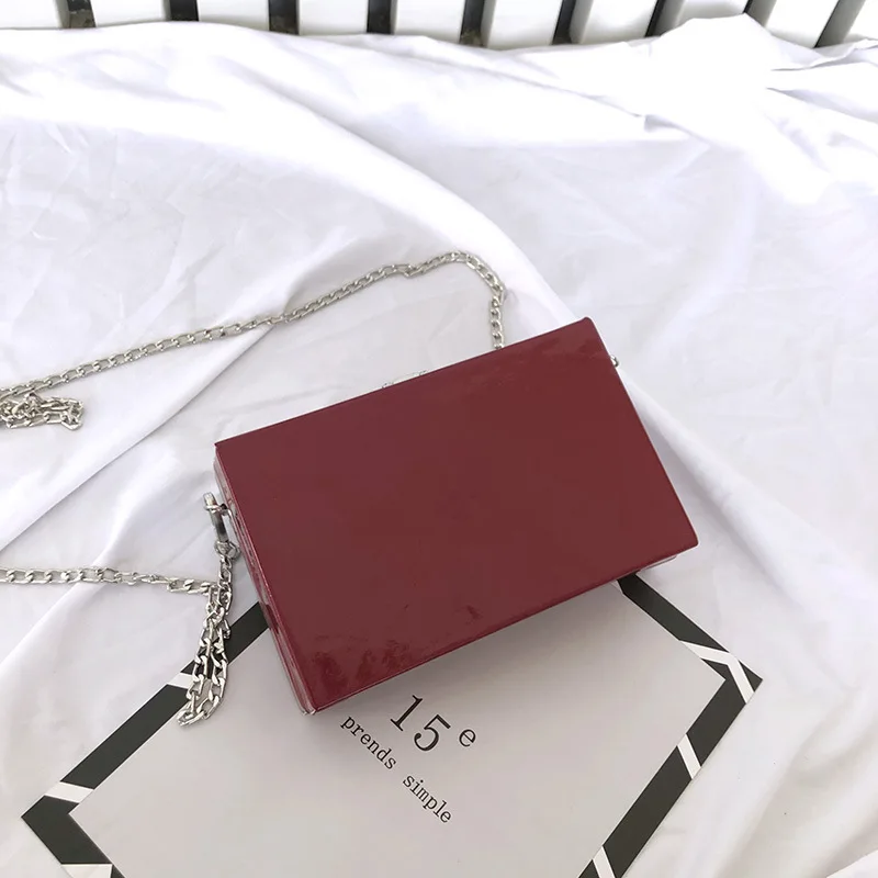 

Women's personality playing cards shoulder bag printing women's shoulder bag chain diagonal bag