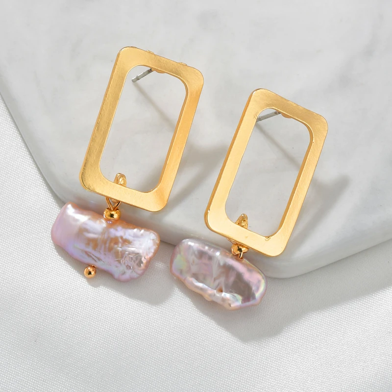 Новые серьги-подвески в форме крючков из нержавеющей стали 316L геометрические