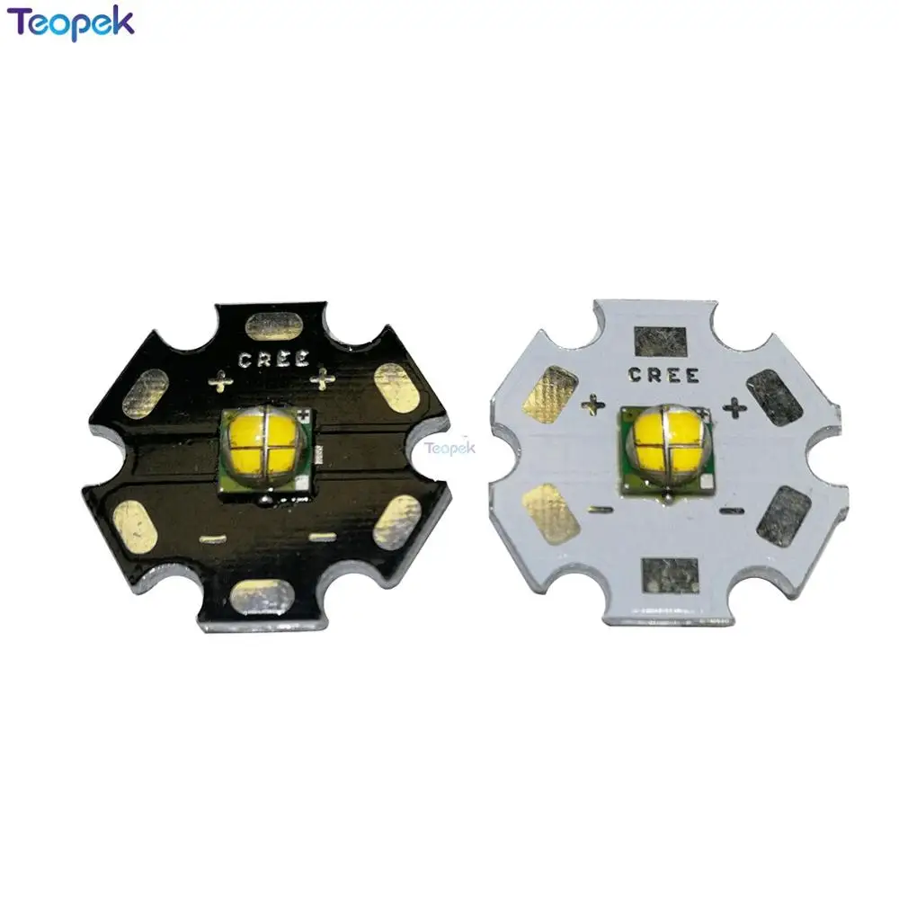 CREE XM L EasyWhite 4 чипа led 12 Вт XML EZW 6 в/12 В U2 теплый светодиодный светодиод с 16 мм/20 мм