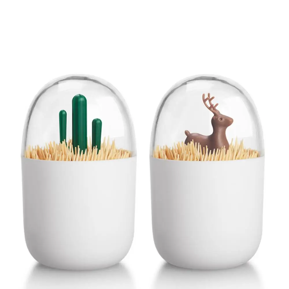Бытовая Всесезонная коробка для зубочисток контейнер ватных палочек с животными