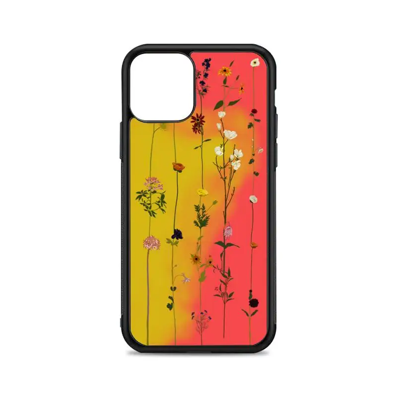 

Floral Phone Case for iPhone 12 mini 11 pro XS Max X XR 6 7 8 plus SE20 High quality TPU silicon and Hard plastic cover