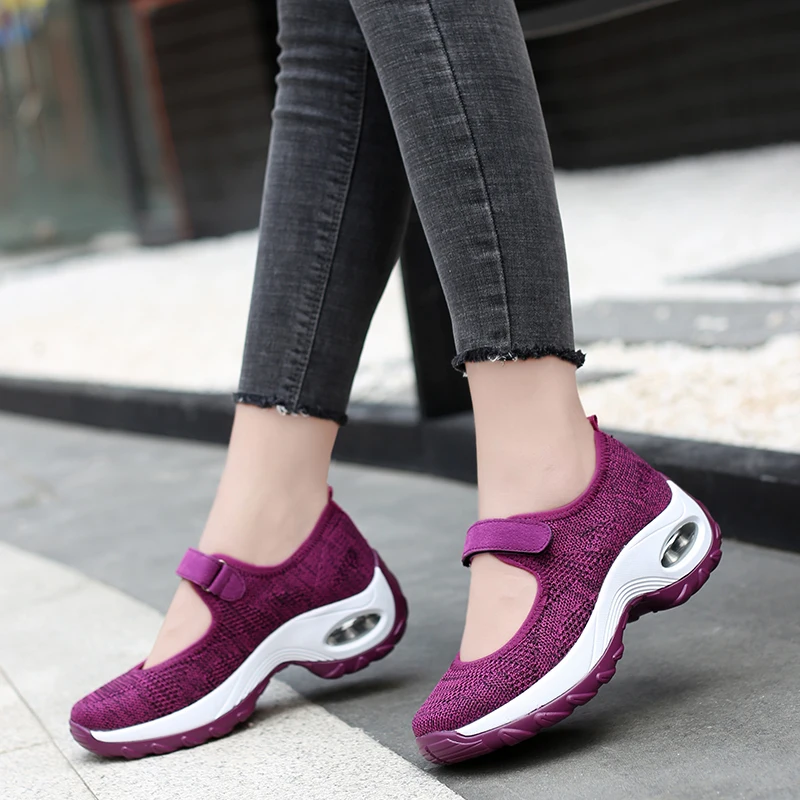 

Zapatillas De Deporte Air Cushion Para Mujer, Zapatos Ligeros Para Correr, Transpirables Para Caminar, De Moda, Gran Oferta,