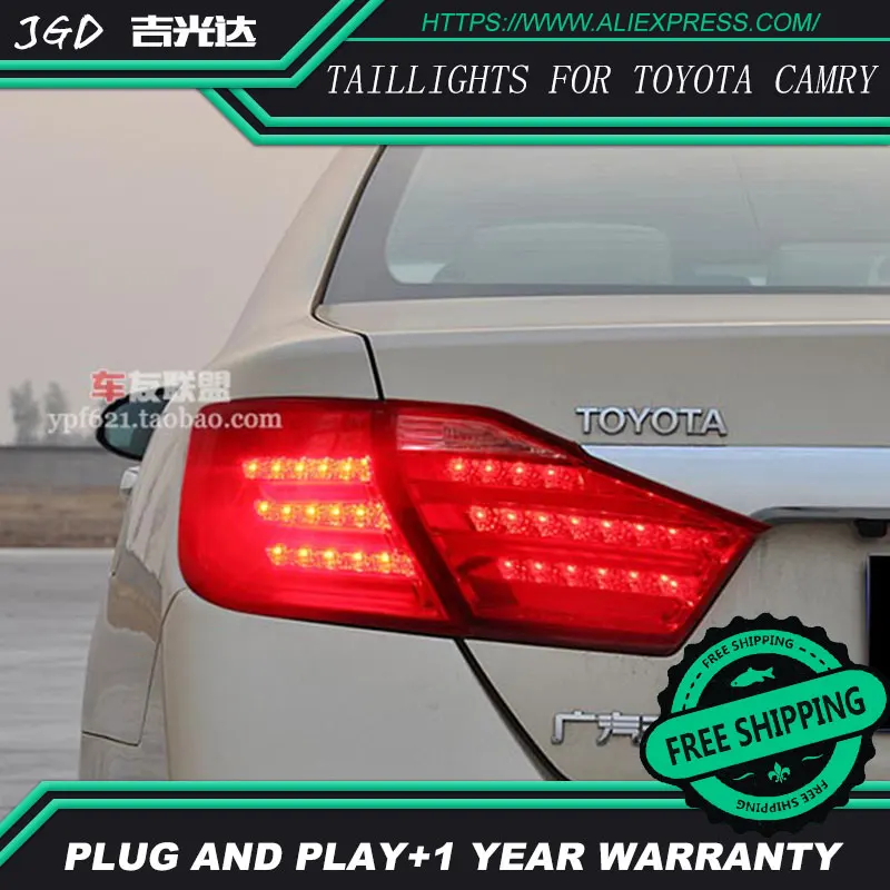 Стайлинг автомобиля задний фонарь для Toyota Camry V50 2012 2014 светодиодный Задняя Крышка