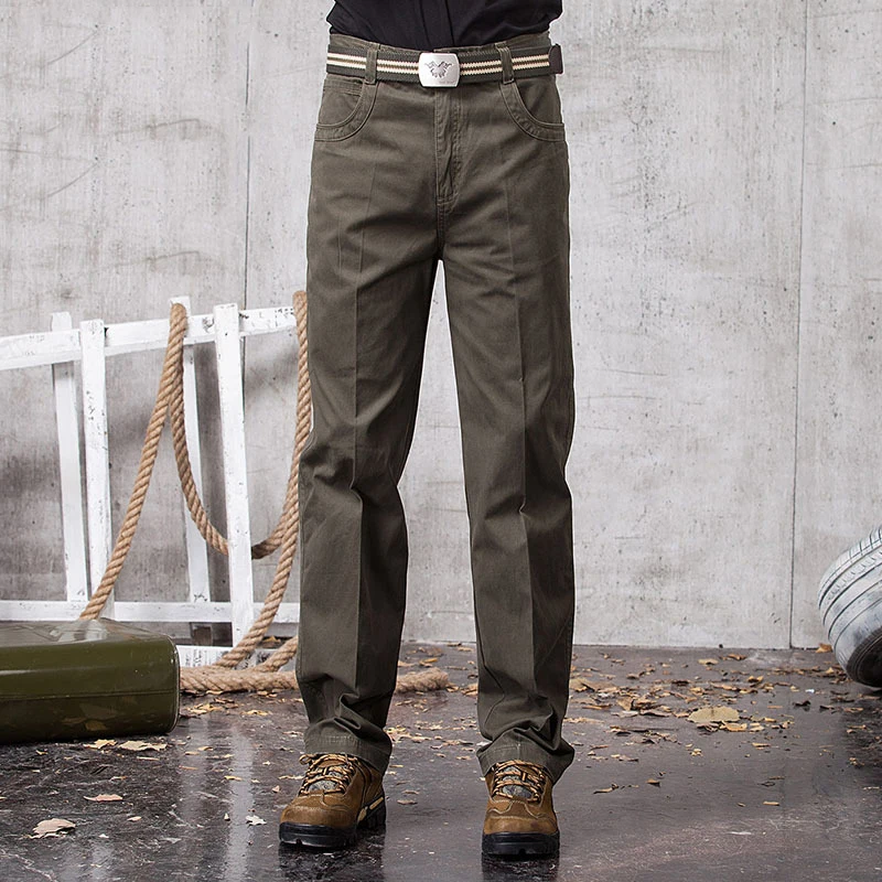 Мужские спортивные штаны для активного отдыха зеленые армейские брюки-карго из