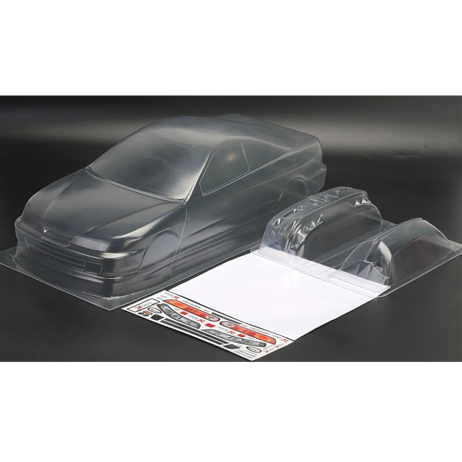 

Игрушечная модель Honda DC2 Type R, прозрачный корпус корпуса + наклейка для 1/10 Rc Дрифт-машина Hpi Hsp Tamiya на дороге, плоские спортивные раллийные авто...