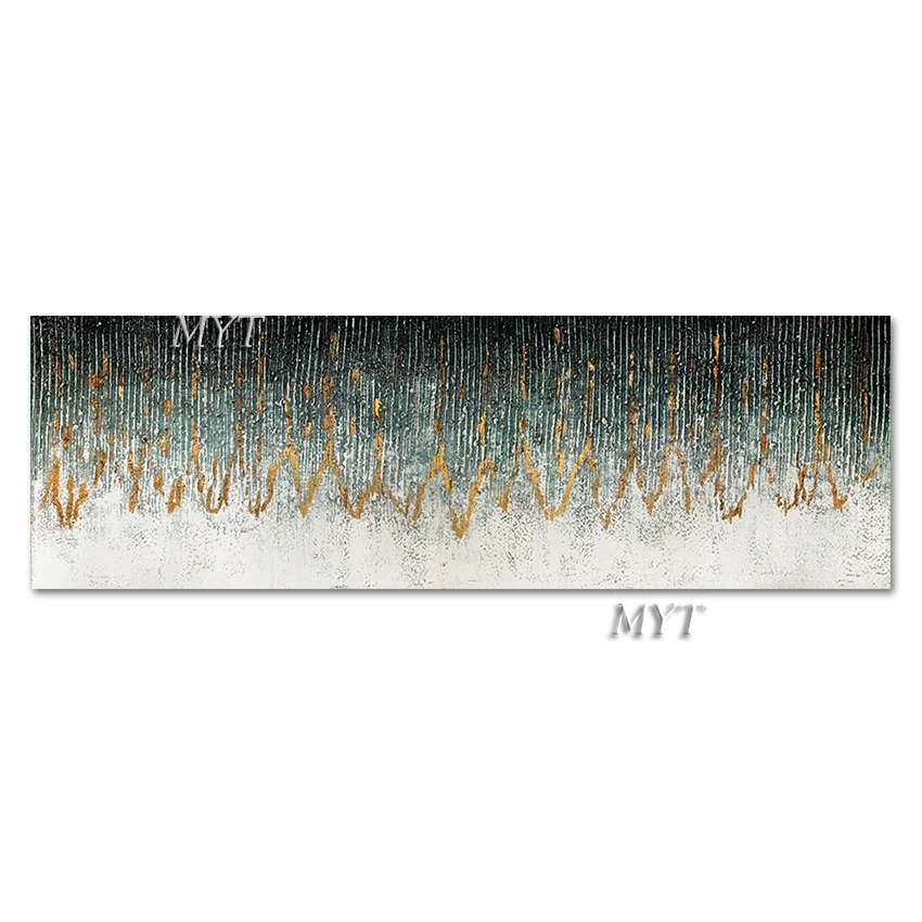 

No Framed Hand Painted Large Abstract Golden Colors Paintings Heavy Textured Oil Painting On Canvas Wall Hanging Wall Decor Art