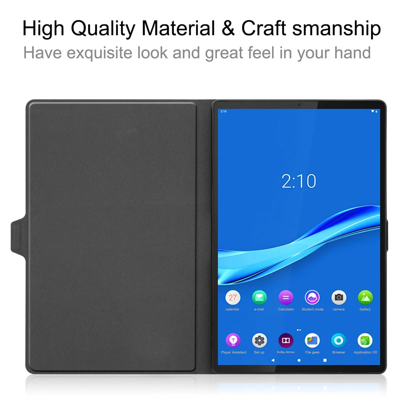 

PU Case Flip Cover for lenovo tab m10 plus tb-x606f tb-x606x 2020 stand cover for lenovo FHD M10 10.3inch tablet case + gift pen