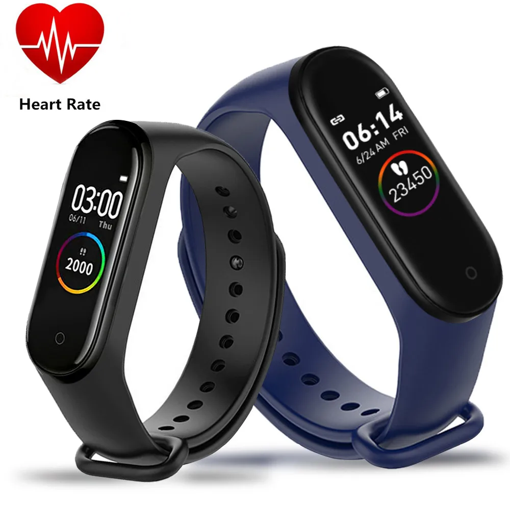 Смарт браслет M4 ip67 водонепроницаемые спортивные часы 4 фитнес трекер пульсометр