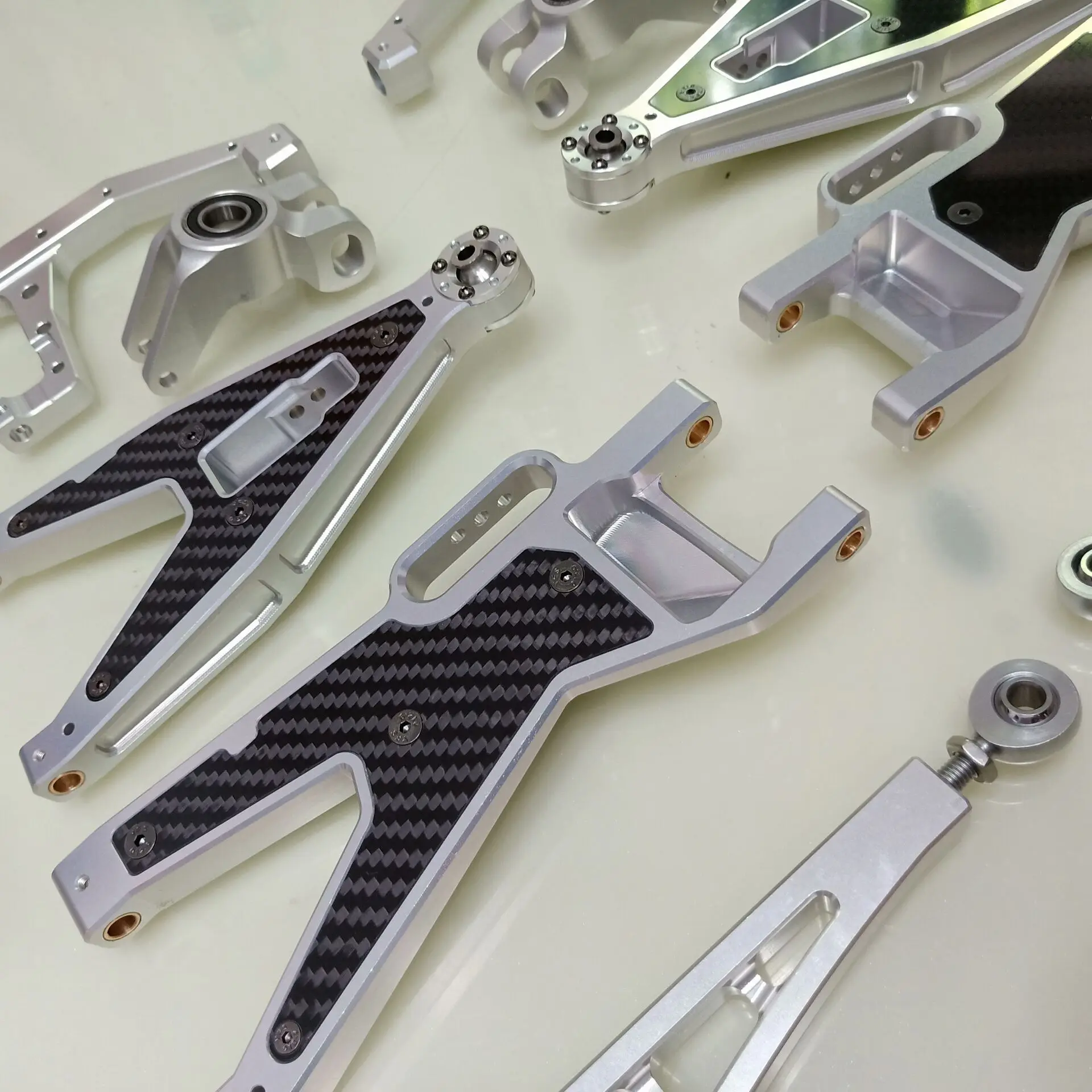 Baja 7075 мощность CNC подвеска сплава Arm набор с хаб Перевозчик набор для hpi rovan baja 5b SS