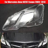 headlight lens for mercedes benz w207 e200 e250 e300 coupe 20092013 headlamp cover car replacement clear auto shell