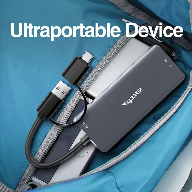 Устройство для чтения карт памяти SD/CF/M2/MS/MICRO SD 5 в 1 высокоскоростной адаптер ПК