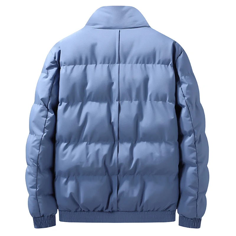Winter Jacket Men Thicken Warm Cotton-padded Casual Mens Jackets Slim Fit Stand Collar Youth Winter Jackets and Coats For Men