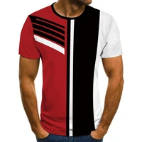 black sports t shirt street style mens t shirt 3d printing harajuku geometric short sleeved plus size loose t shirt top