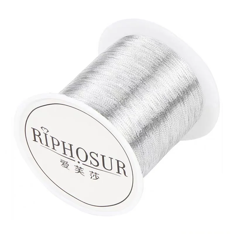 

Gold Silver Cord 0.1mm Nylon Cord Thread String Rope Bead Wires For DIY Handmade Braided Jewelry Making