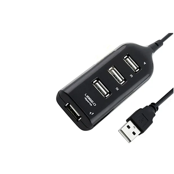 Высокоскоростной разветвитель Mini USB 2 0 с 4 USB-портами для ПК | Компьютеры и офис