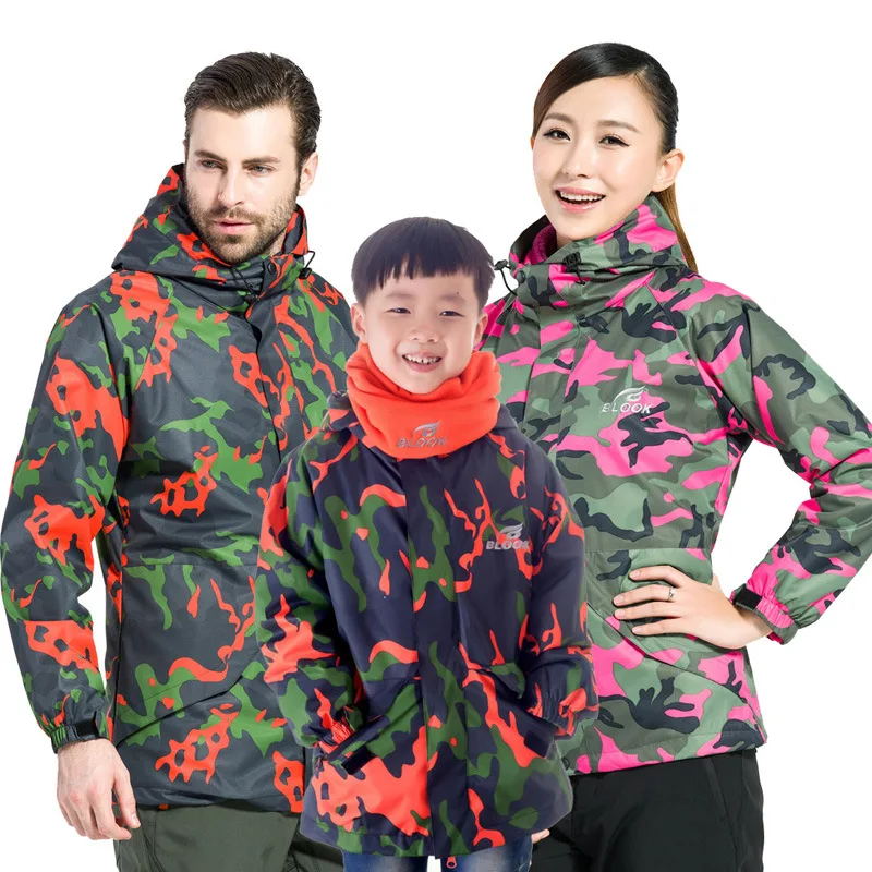 Открытый Водонепроницаемый куртка для мужчин и женщин из трех в цельнокроеная