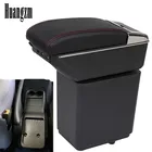 Подлокотник для Citroen Berlingo, Универсальная автомобильная центральная консоль, аксессуары для модификации, двойной приподнятый, с USB