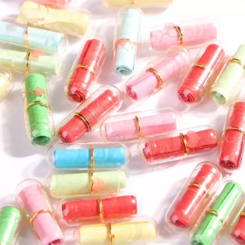 Мини-выражение 50 шт. капсулы для сообщений сувениры вечерние праздника подарок