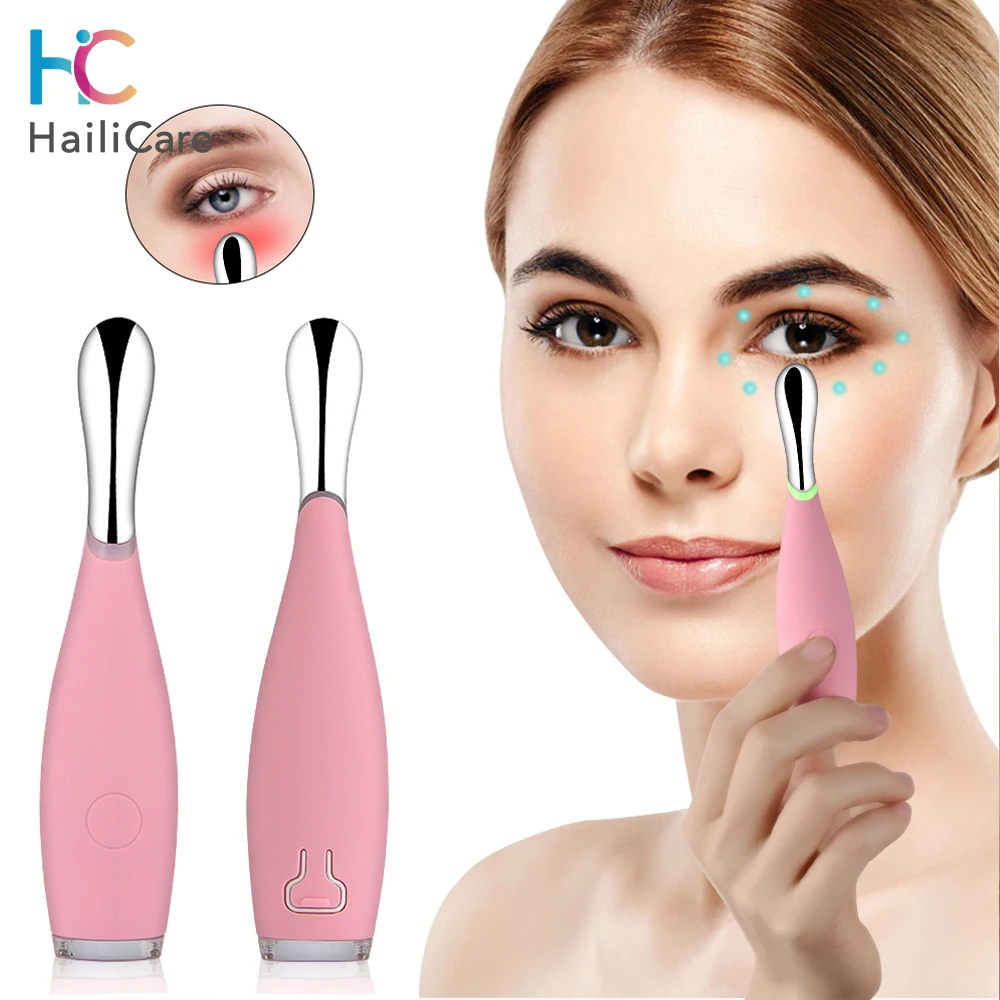 Красота мини устройство для массажа глаз Ручка Тип Электрический массажер маска
