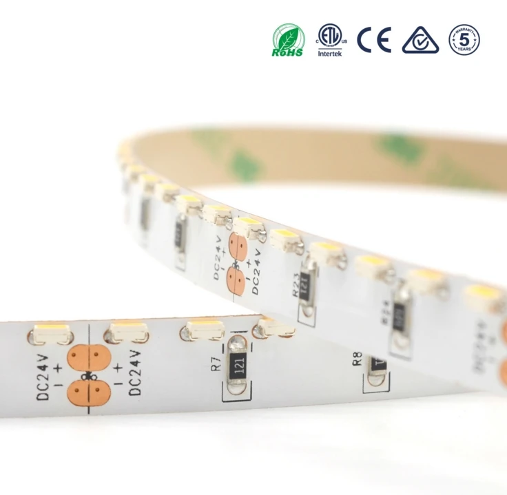 Гибкая СВЕТОДИОДНАЯ лента SMD 3014 постоянный ток 12/24 в 16 Вт 156led белый/теплый