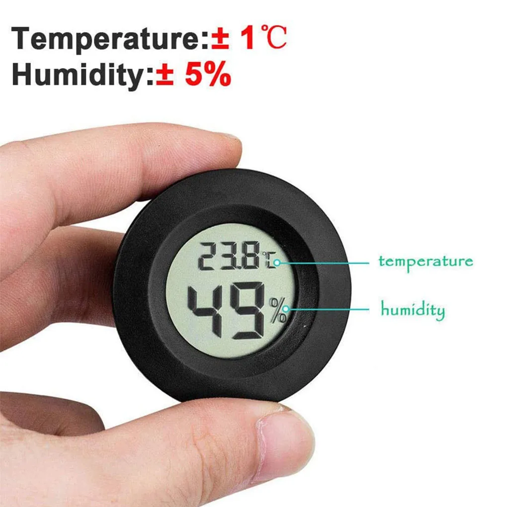 

2In1 Thermometer Hygrometer Mini LCD Digital Temperature Humidity Meter Detector Thermograph Indoor Room Instrument Dropshipping