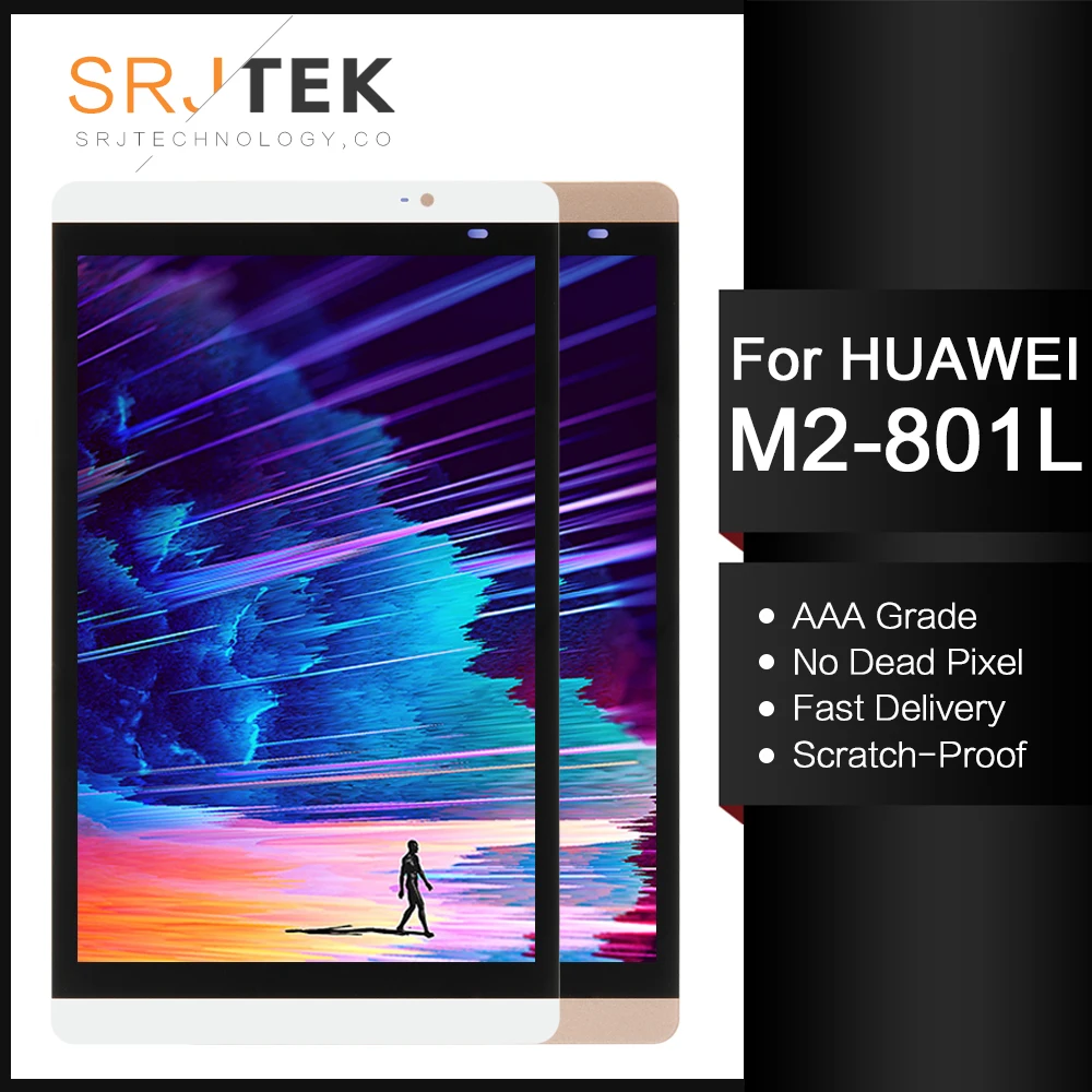 Srjtek 8 &quotдля Huawei Mediapad M2 0 801L 802L 803L ЖК дисплей с сенсорной панелью сенсорным экраном