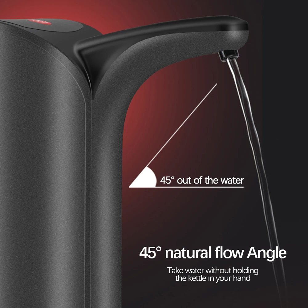 

Water Bottle Pump Water Dispenser USB Rechargeable Electric Water Pump Portable Automatic Drinking Bottle Pump