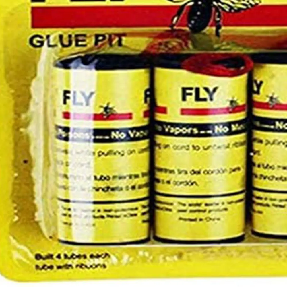 4 шт сильная липкая Fly Бумага бытовой мух насекомых клей уловитель безопасности