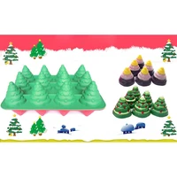 fondant mould craft christmas tree silicone candle soap mould 3d cake chocolate baking mold silicone mold
