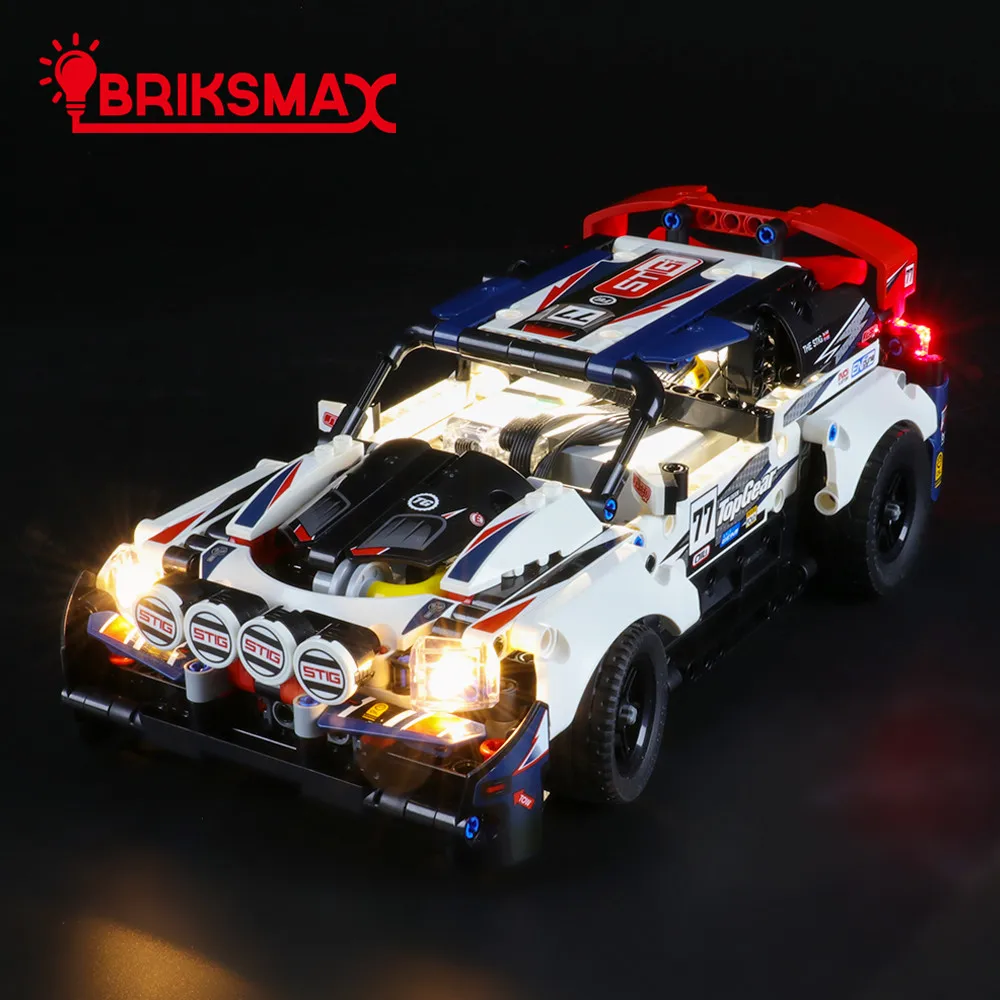 Комплект светодисветильник BriksMax для 42109 года управляемый приложением Верхняя