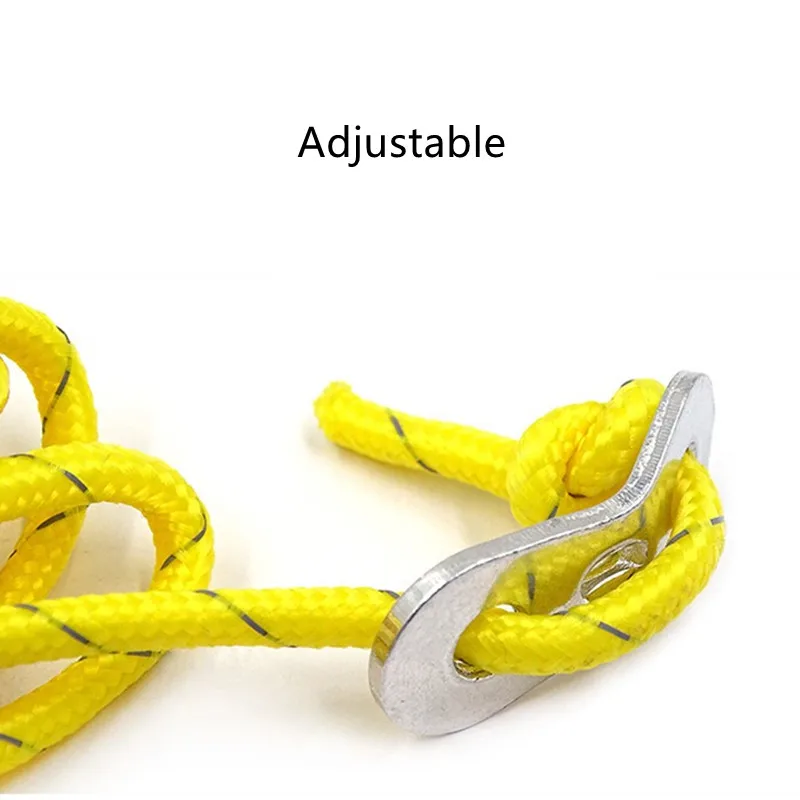 

10 sets of outdoor aluminum alloy double eyes wind rope buckle canopy tent pull rope stop adjustment umbrella rope fixed buckle