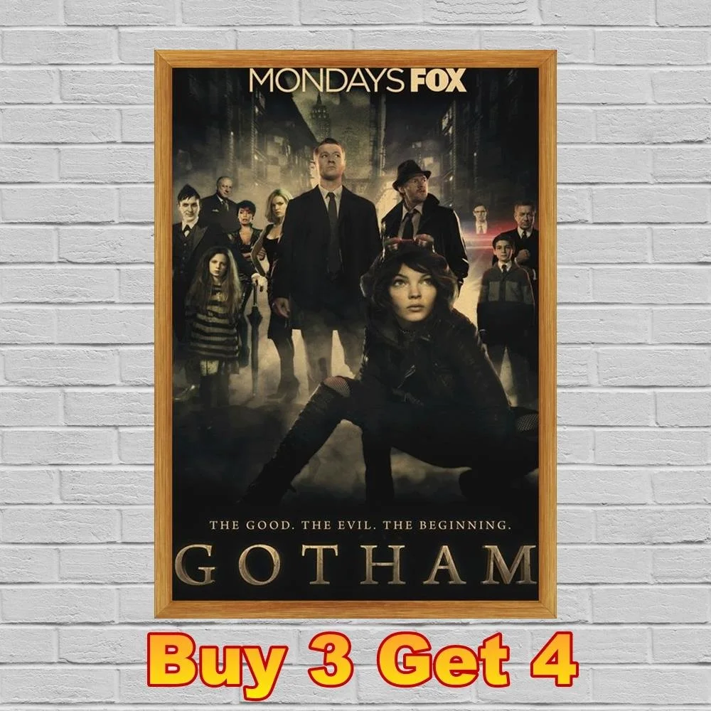 Постеры и крафт-бумага для ТВ сериала Готэм настенный художественный постер