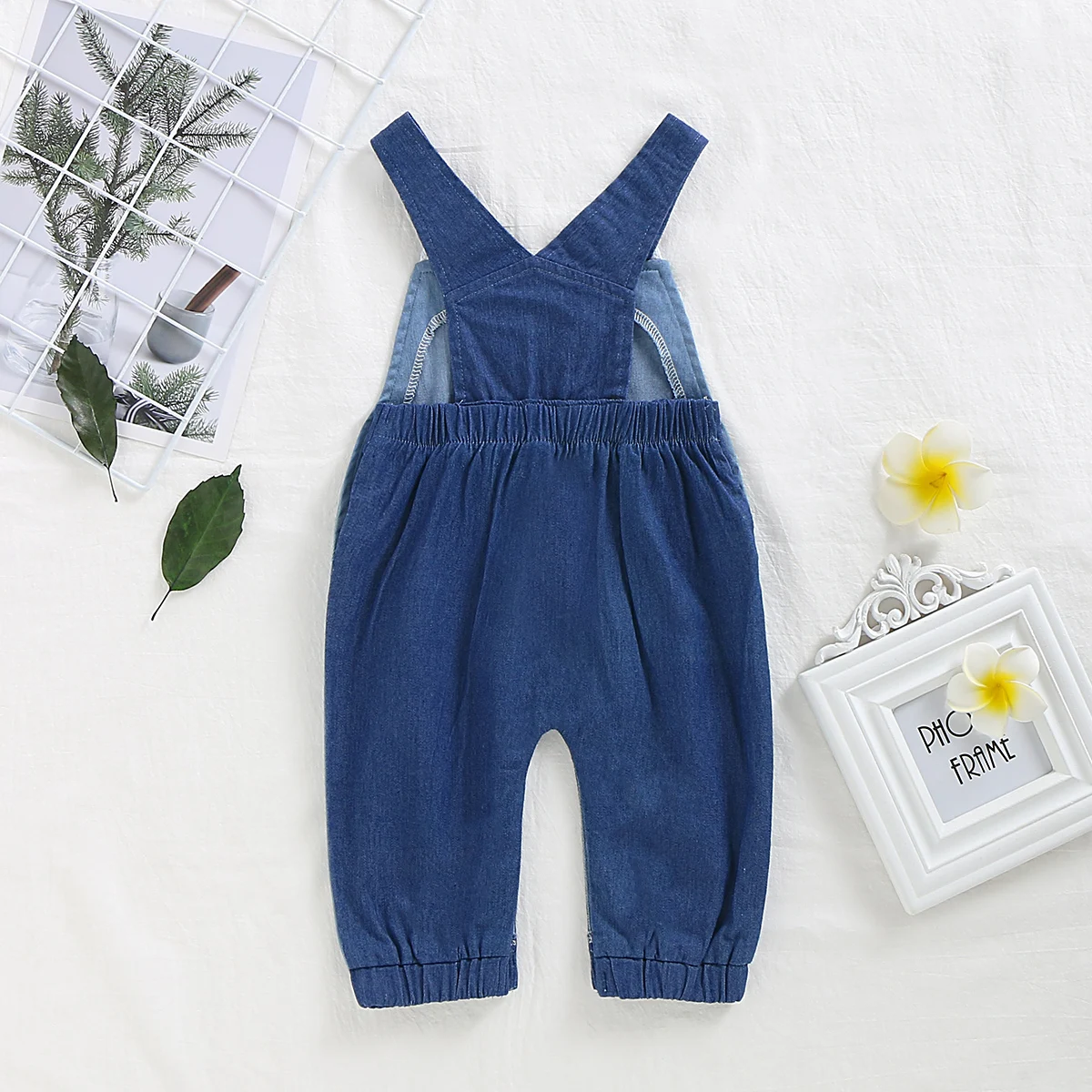 2019 Infant Baby Print Suspender Overalls Toddler Blue whale pattern Jumpsuit baby girl clothes boy 0-12M | Детская одежда и обувь