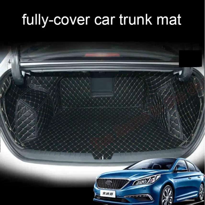 Для hyundai Sonata багажник автомобиля коврик для багажника 2015 2016 2017 2018 2019 ковер