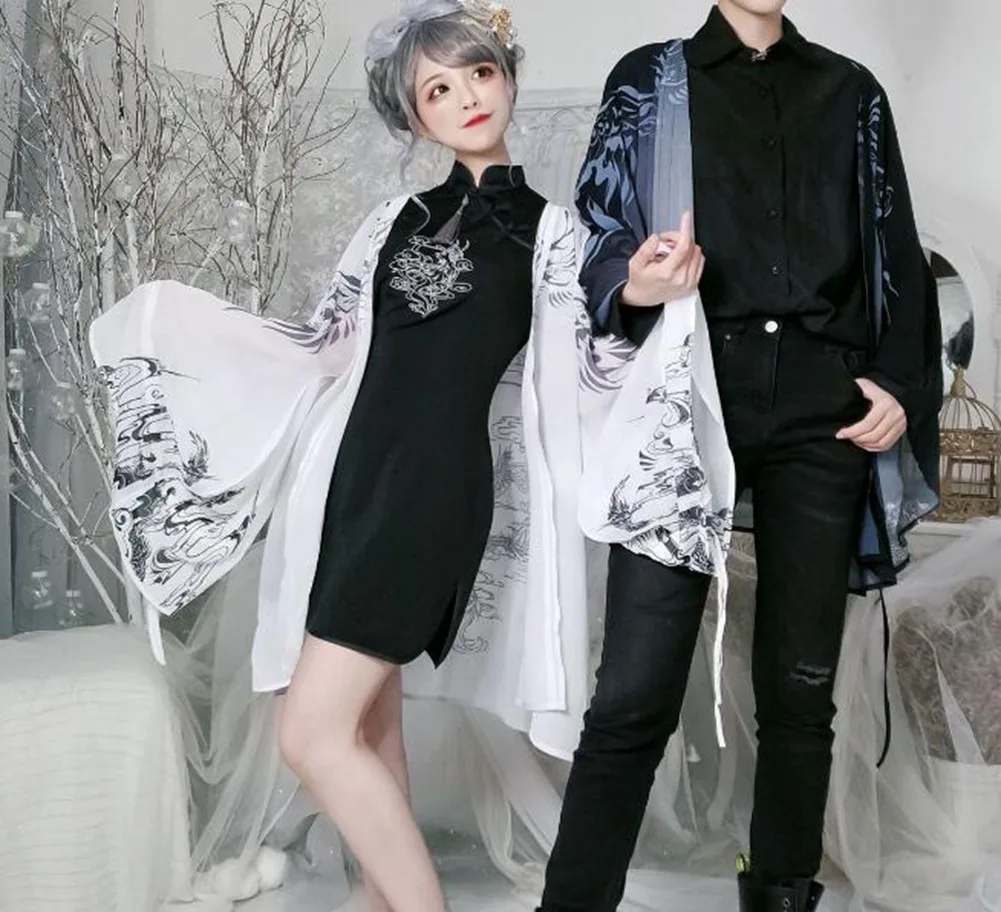 Кимоно женское японский кардиган рубашка блузка женские летние пляжные Топы -